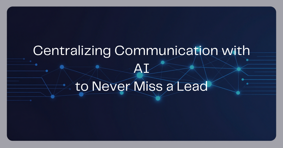 Centralizing Communication AI